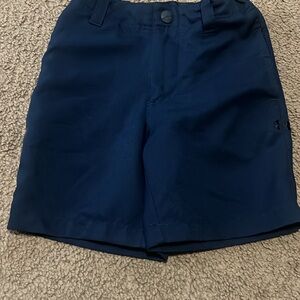 Under Armour kid’s Dark Blue Athletic Shorts